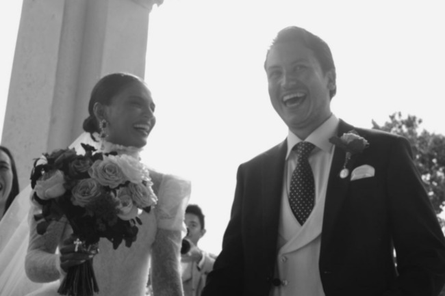Lovi Poe, Monty Blencowe tie the knot in England
