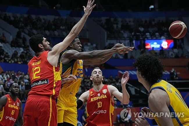 World Cup Spain Brazil Basketball