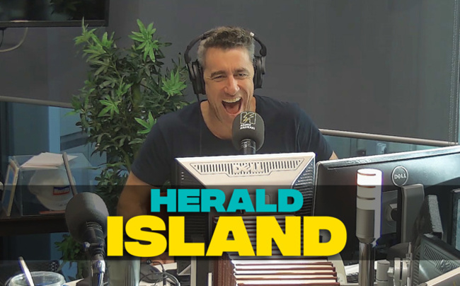 Jase gets confronted by a listener's neighbour at Herald Island