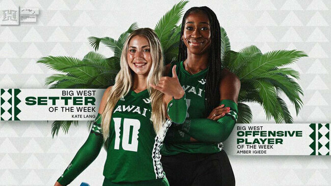 Igiede, Lang named Big West players of the week