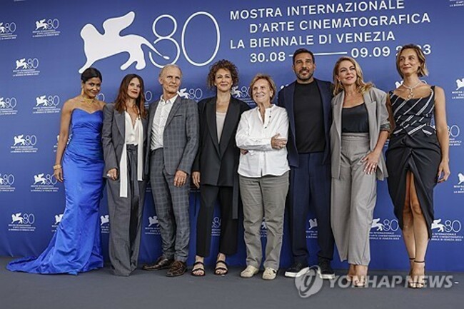 Italy Venice Film Festival 23 The Order Of Time Photo Call