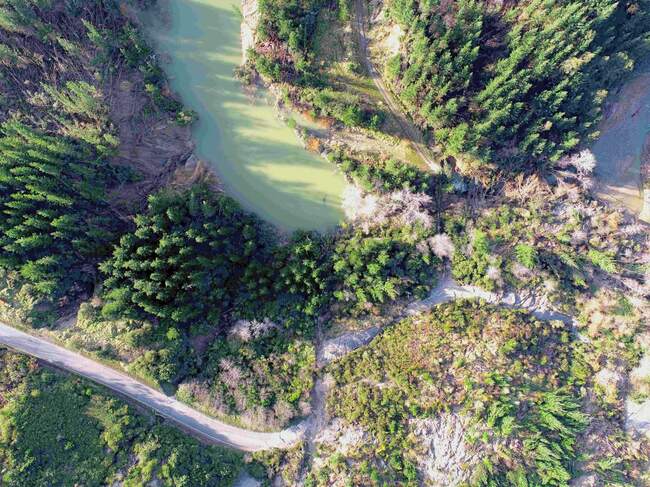 Keeping an eye on landslide dam