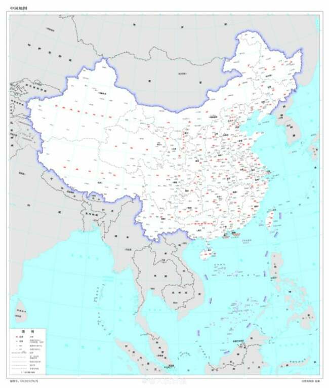 China's new '10 dash line' map features Taiwan, still includes WPS