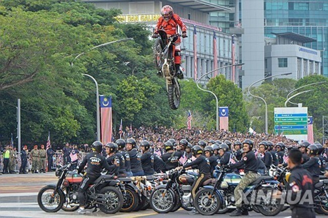 MALAYSIA-PUTRAJAYA-INDEPENDENCE-66TH ANNIVERSARY-CELEBRATION