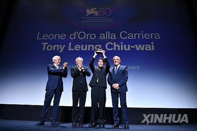 ITALY-VENICE-FILM FESTIVAL-TONY LEUNG CHIU-WAI-GOLDEN LION-LIFETIME ACHIEVEMENT