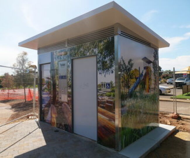 New public toilet at California Reserve Craigmore