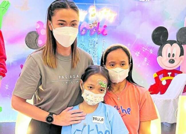 Jodi Sta. Maria celebrates birthday with 70 patients of Kythe Foundation