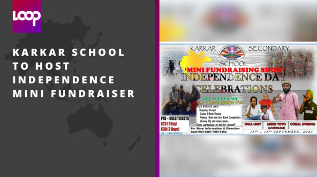 Karkar school to host independence mini fundraiser