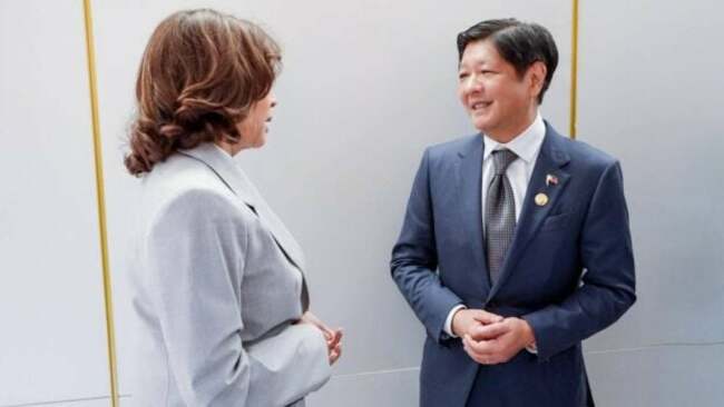 Bongbong Marcos, US VP Harris talk about South China Sea
