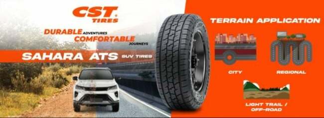 CST Tires revolutionizes your terrain journey: Unveiling theenhanced Sahara ATS and high-mileage Scooter Tires