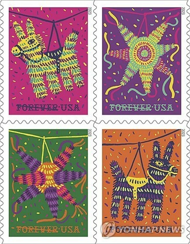 Postage Stamps Piñatas