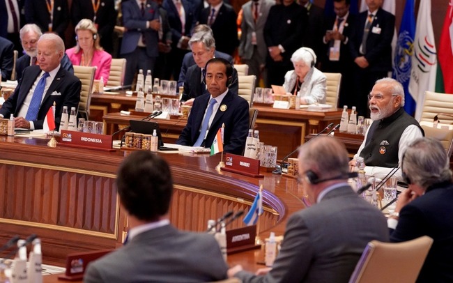 INDIAN PREMIER USES 'BHARAT,' NOT INDIA FOR G20 NAMEPLATE