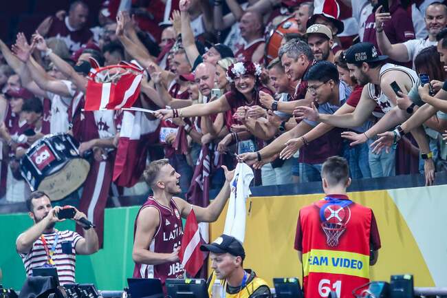 Latvia guard Arturs Zagars sets Fiba World Cup record with 17 assists