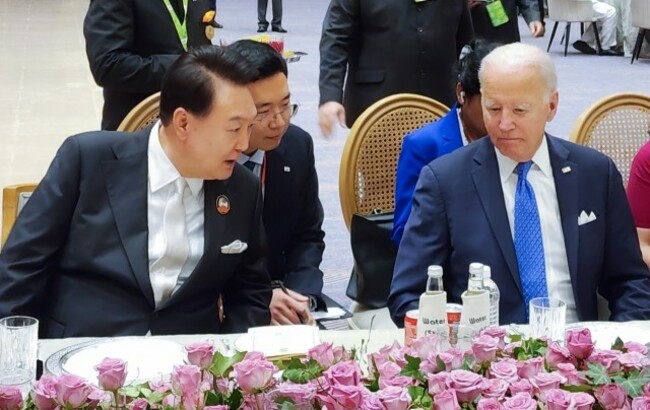 Yoon, Biden reaffirm ties at G-20