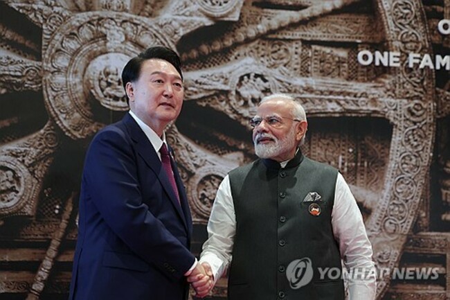 Yoon, Modi agree to boost cooperation in defense, space