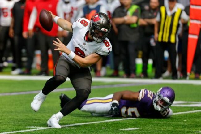 Buccaneers top Vikings 20-17 as Baker Mayfield finishes strong in his debut