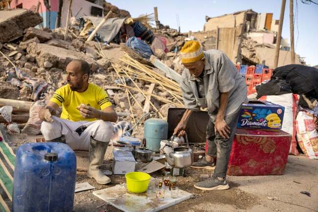 Morocco earthquake: Moroccans sleep on streets for 3rd night following quake that took more than 2,100 lives