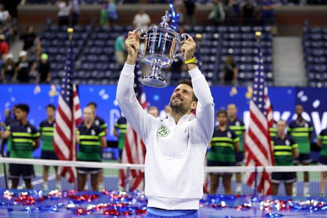 US Open: Djokovic downs Medvedev to win record-tying 24th Slam