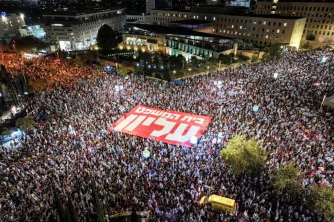 Protests grip Israel ahead of historic Supreme Court session