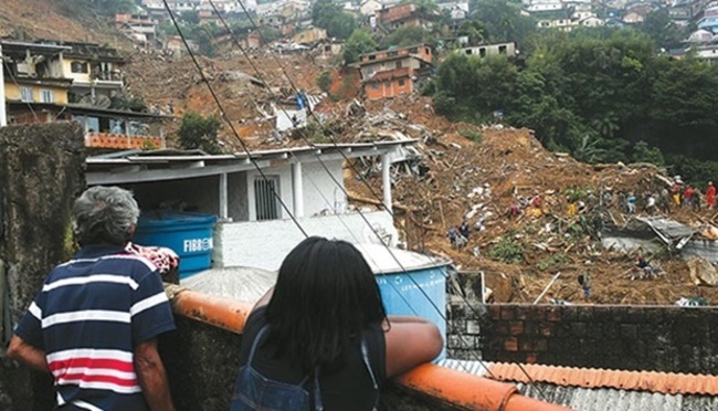 Torrential rains claim 55 lives in Brazil town