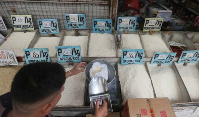 Marcos satisfied with implementation of price cap on rice