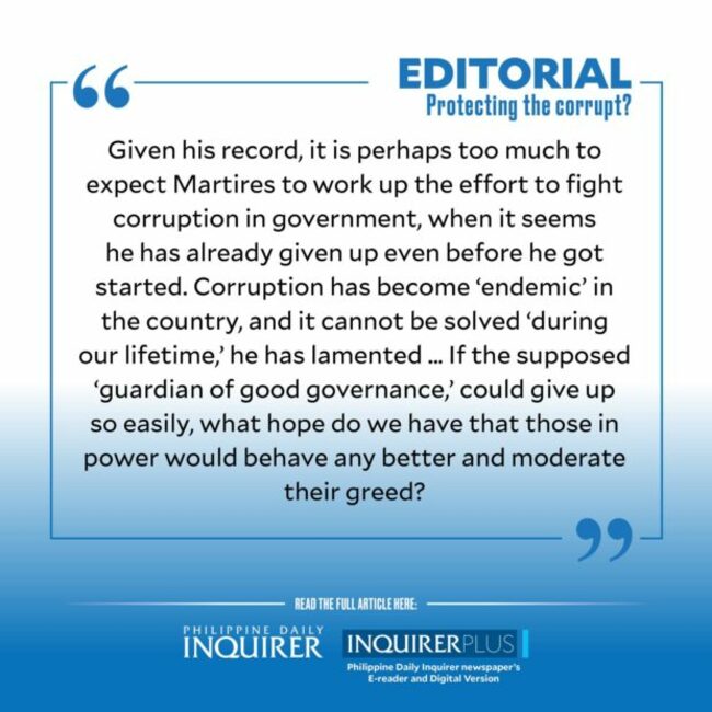 Protecting the corrupt?