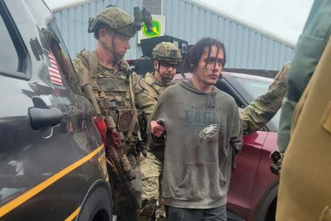 Pennsylvania fugitive captured, ending two-week manhunt