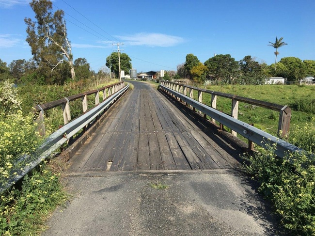 New and sturdy Buchanans Bridge incoming