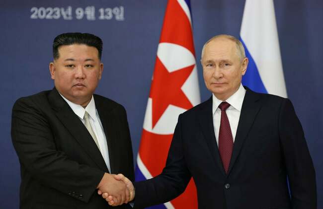 North Korea's Kim vows full support for Moscow at a summit with Putin in Russia