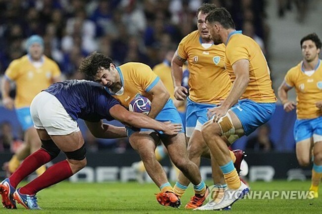 Rugby RWC France Uruguay