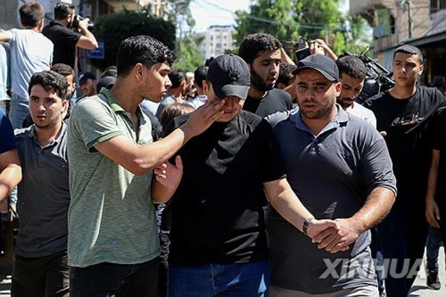 MIDEAST-GAZA CITY-FUNERAL