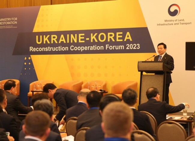 Korea expands support for Ukraine with reconstruction projects