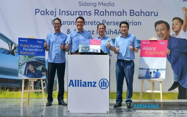 ALLIANZ MALAYSIA LAUNCHES THREE MORE RAHMAH INSURANCE PRODUCTS FOR PRIVATE CAR, LIFE INSURANCE