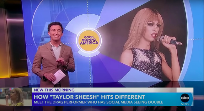 Taylor Sheesh, the Filipino Taylor Swift drag queen, wakes up ‘Good Morning America'