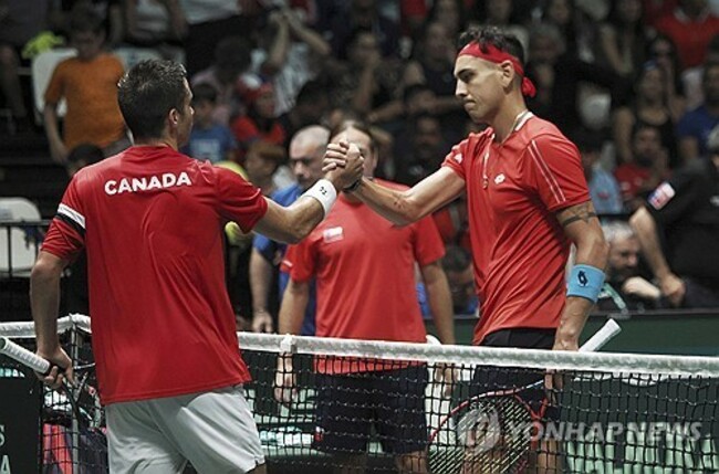 Italy Tennis Davis Cup Chile Canada