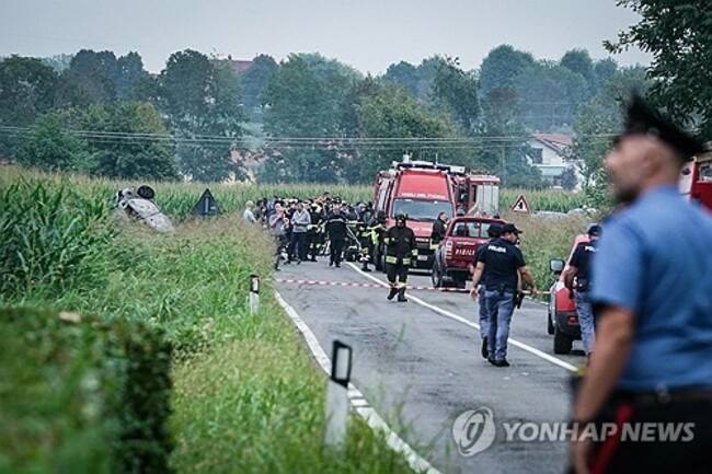 ITALY ACCIDENT FRECCE TRICOLORI CRASH