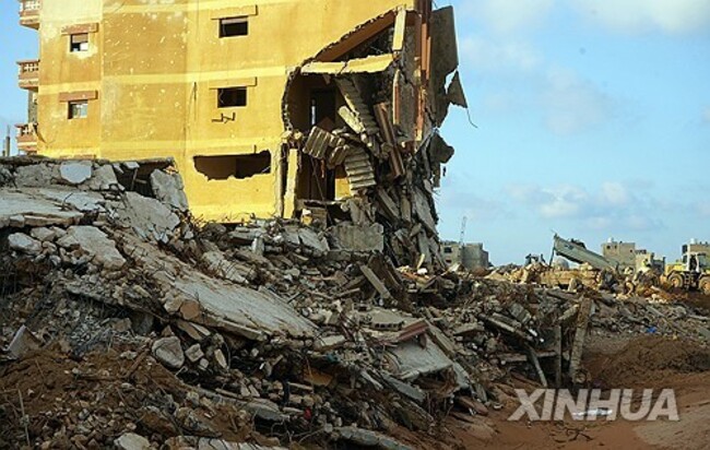 (FOCUS)LIBYA-DERNA-FLOODS-AFTERMATH