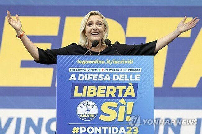 Italy League Le Pen