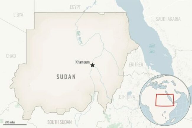 Fire engulfs an 18-story tower block in Sudan's capital as rival forces battle for the 6th month