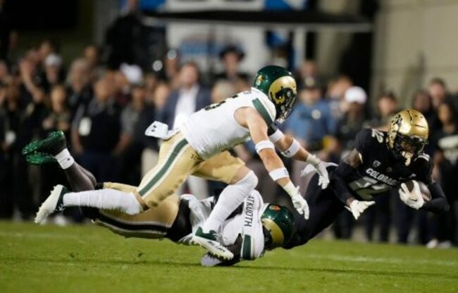 Colorado two-way star Travis Hunter taken to hospital during game after late hit vs CSU