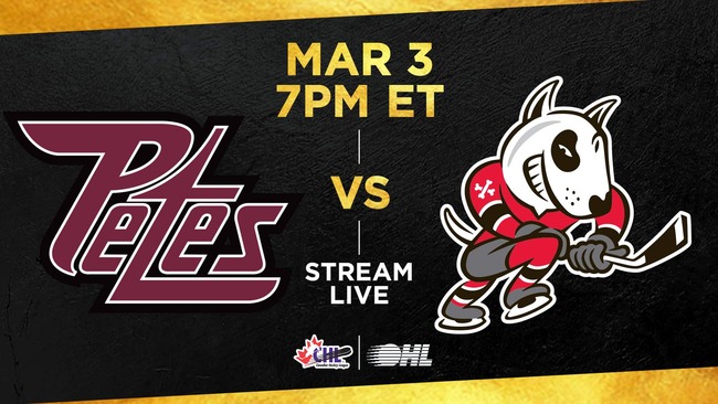 Canadian Hockey League on CBC: Niagara IceDogs vs Peterborough Petes