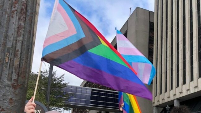 Protests over LGBTQ school policies ‘scary,' says transgender student