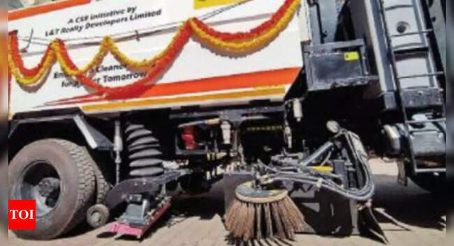 Bengaluru: 9th truck-mounted machine to sweep areas clean