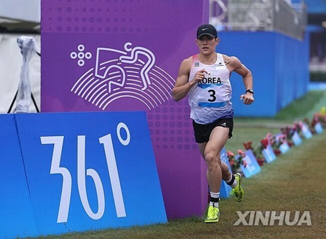 (SP)CHINA-HANGZHOU-ASIAN GAMES-MODERN PENTATHLON-MEN'S INDIVIDUAL LASER RUN