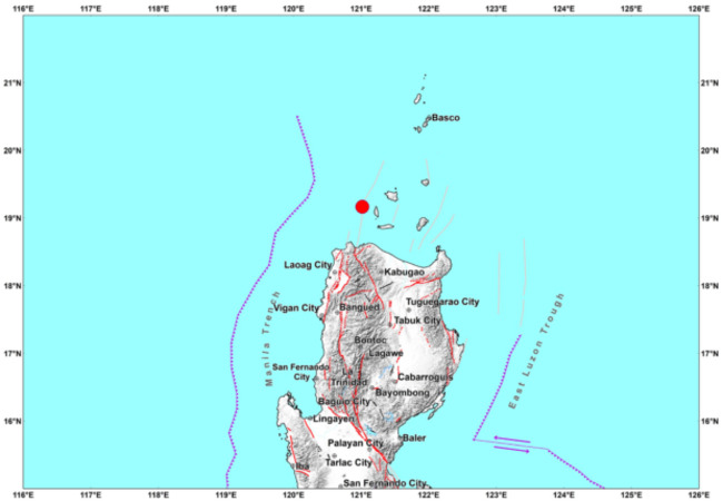 Magnitude 3.5 aftershock felt in Dalupiri Island, Cagayan