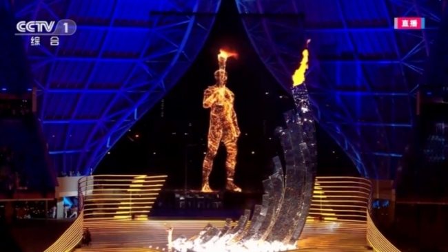 Cauldron lit at Hangzhou Asiad opening ceremony