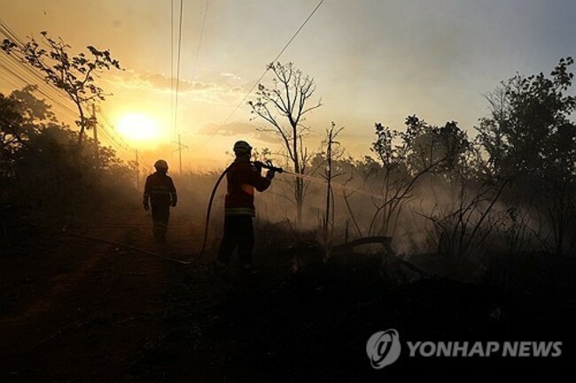 APTOPIX Brazil Wildfires