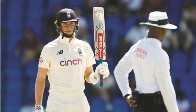 Crawley, Root hit half-centuries as England edge ahead