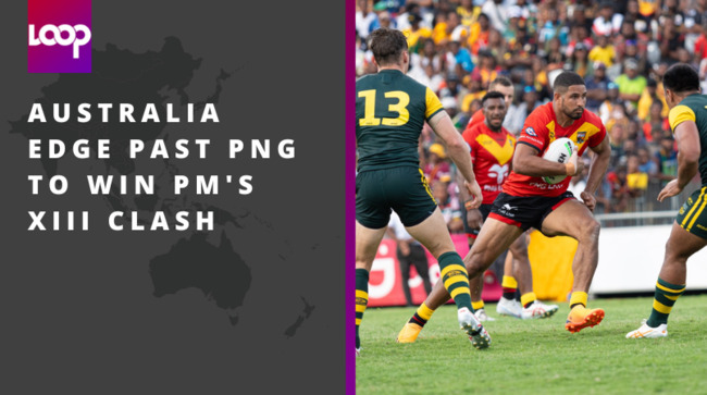 Australia edge past PNG to win PM's XIII clash