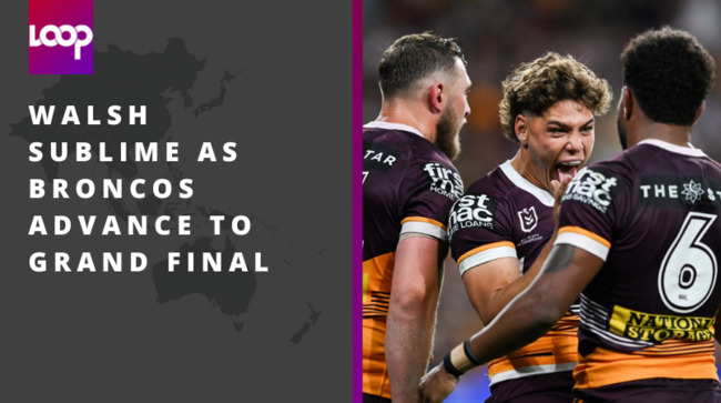 Walsh sublime as Broncos advance to grand final